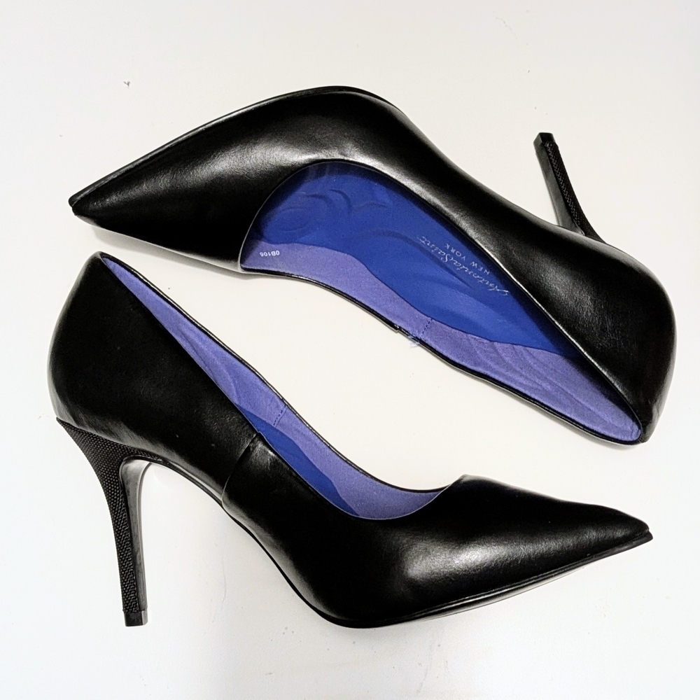 Antonia Saint Ny Shoes- comfortable Victoria Black High Heel pumps SzB10.5